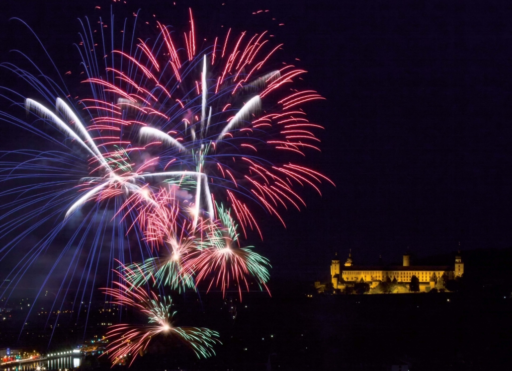 Schloss Steinburg Feuerwerk