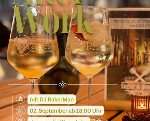 After Work Party Grapes Weinstube Wertheim